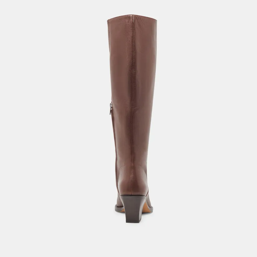 RAJ BOOTS CHOCOLATE LEATHER^Dolce Vita Sale