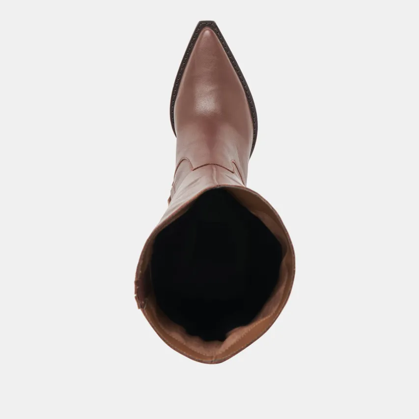 RAJ BOOTS CHOCOLATE LEATHER^Dolce Vita Sale