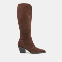 RAJ BOOTS DK BROWN SUEDE^Dolce Vita Fashion