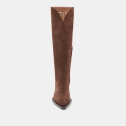 RAJ BOOTS DK BROWN SUEDE^Dolce Vita Fashion