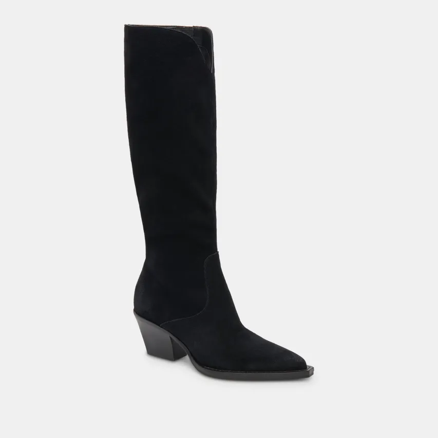 RAJ BOOTS ONYX SUEDE^Dolce Vita Best