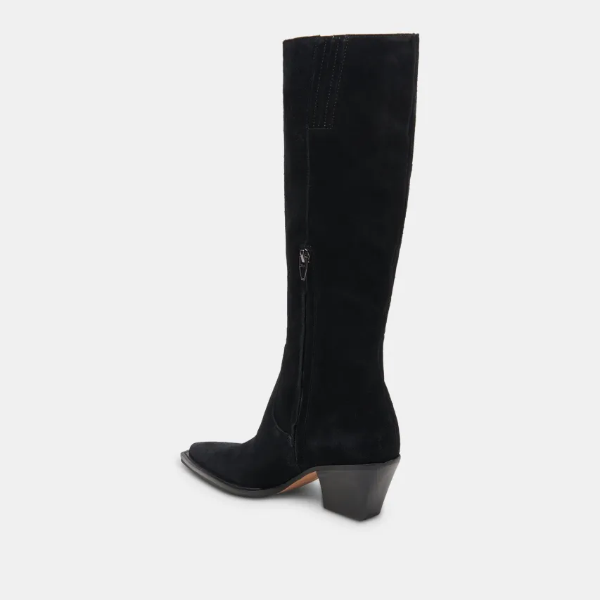 RAJ BOOTS ONYX SUEDE^Dolce Vita Best