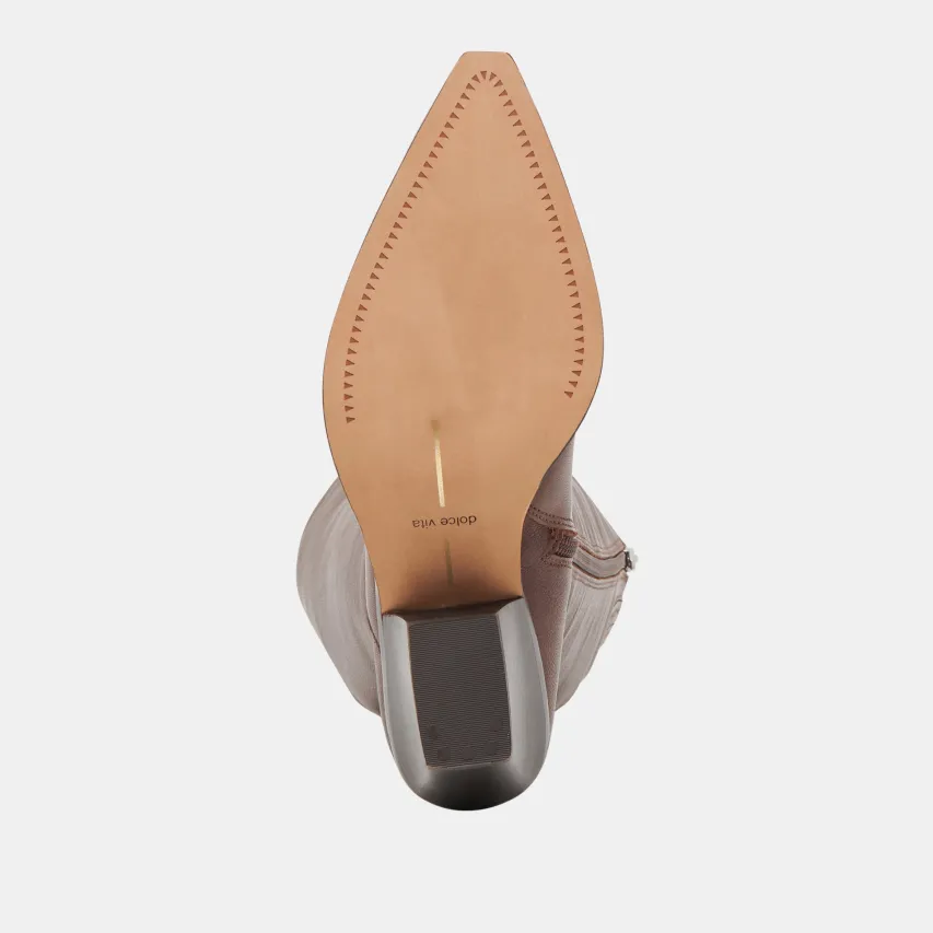 RAJ EXTRA WIDE CALF BOOTS CHOCOLATE LEATHER^Dolce Vita Best