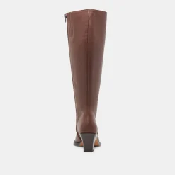 RAJ EXTRA WIDE CALF BOOTS CHOCOLATE LEATHER^Dolce Vita Best