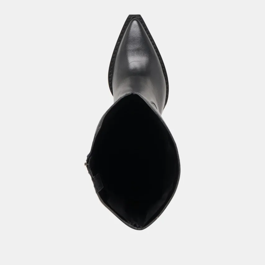RAJ WIDE CALF BOOTS BLACK LEATHER^Dolce Vita Sale