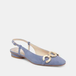 RAMANO FLATS BLUEBELL SUEDE^Dolce Vita Best