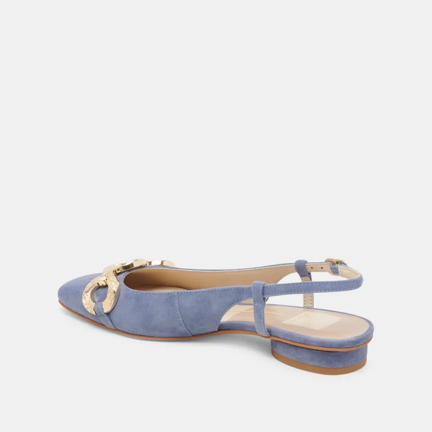 RAMANO FLATS BLUEBELL SUEDE^Dolce Vita Best