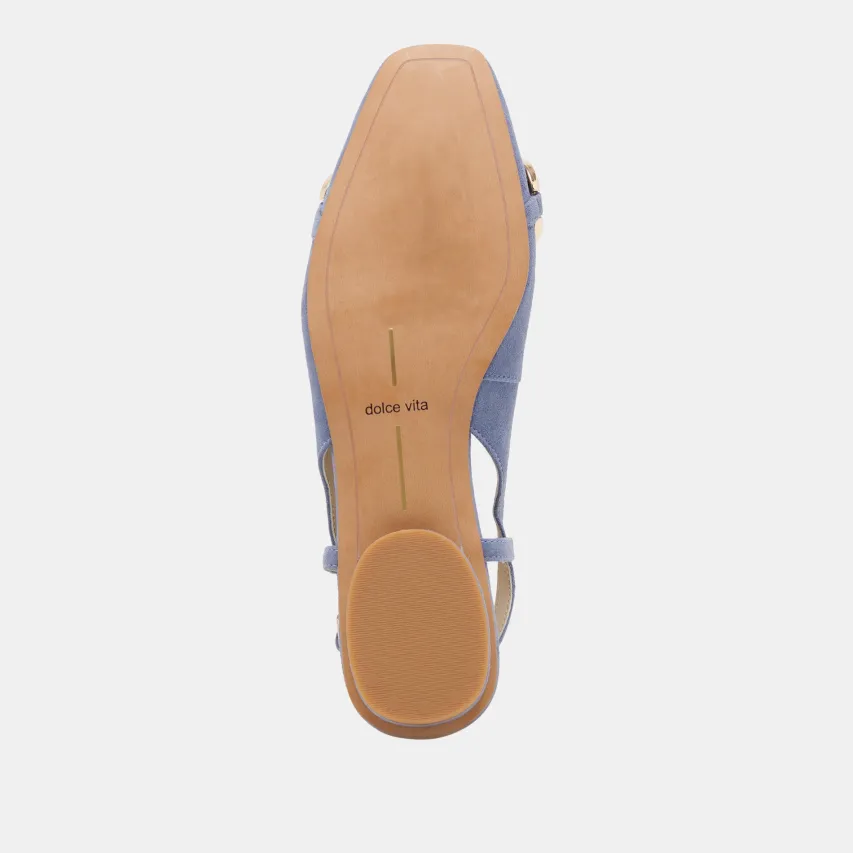 RAMANO FLATS BLUEBELL SUEDE^Dolce Vita Best