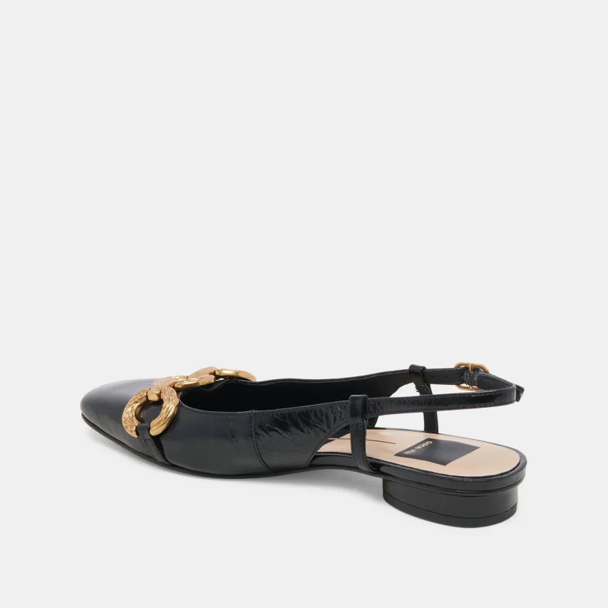 RAMANO FLATS MIDNIGHT CRINKLE PATENT^Dolce Vita Outlet
