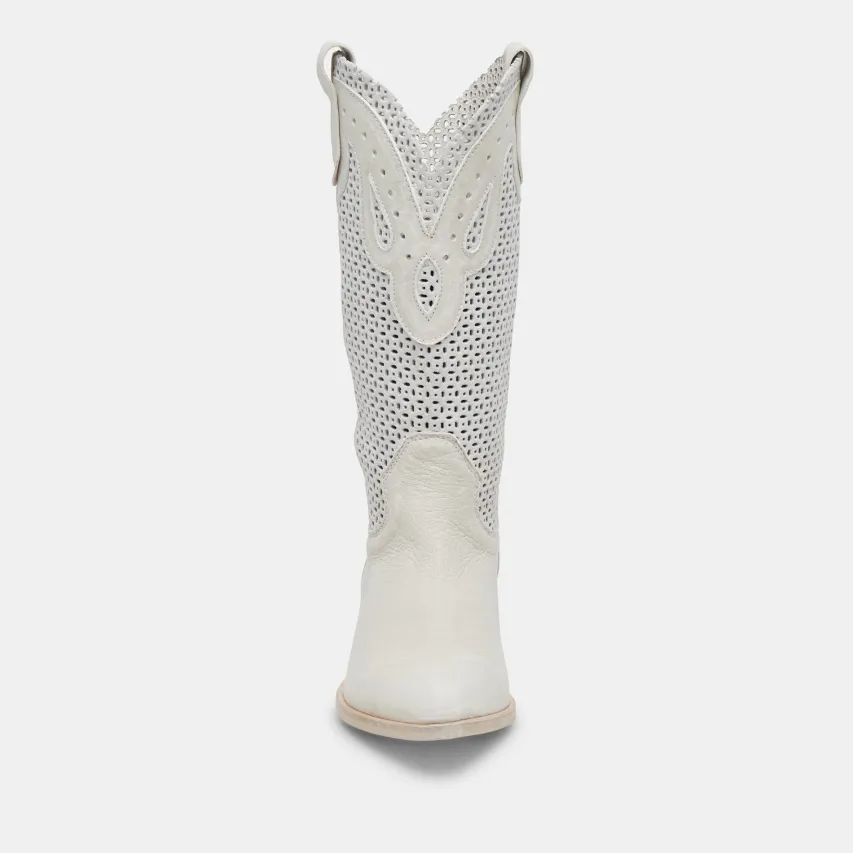RANCH BOOTS IVORY LEATHER^Dolce Vita Fashion