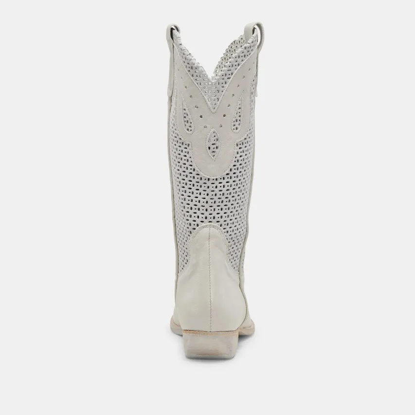 RANCH BOOTS IVORY LEATHER^Dolce Vita Fashion
