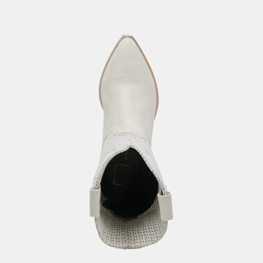 RANCH BOOTS IVORY LEATHER^Dolce Vita Fashion