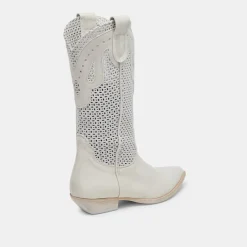 RANCH BOOTS IVORY LEATHER^Dolce Vita Fashion