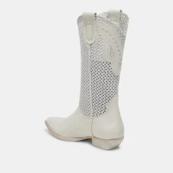 RANCH BOOTS IVORY LEATHER^Dolce Vita Fashion