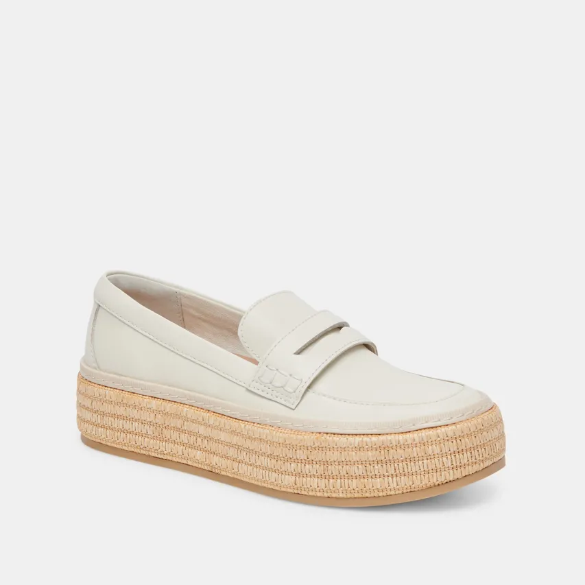 RANNA LOAFERS IVORY LEATHER^Dolce Vita Outlet