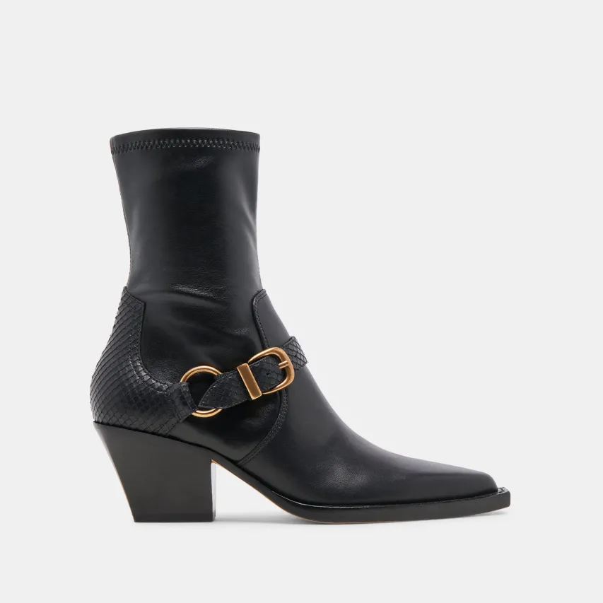 RAVE BOOTS BLACK LEATHER^Dolce Vita Discount