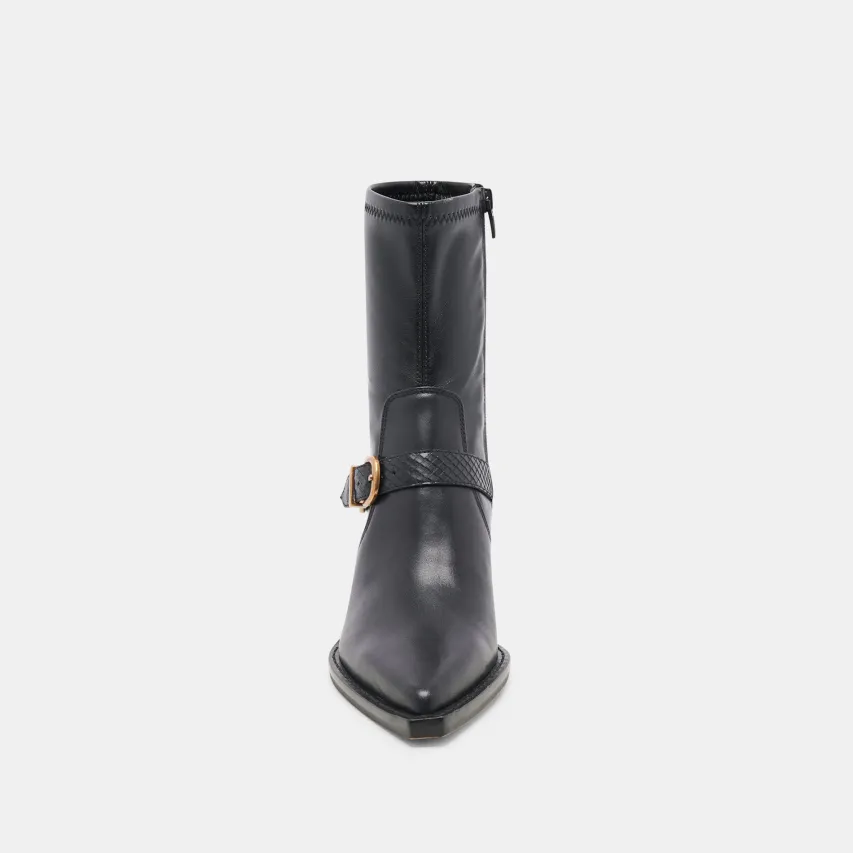 RAVE BOOTS BLACK LEATHER^Dolce Vita Discount