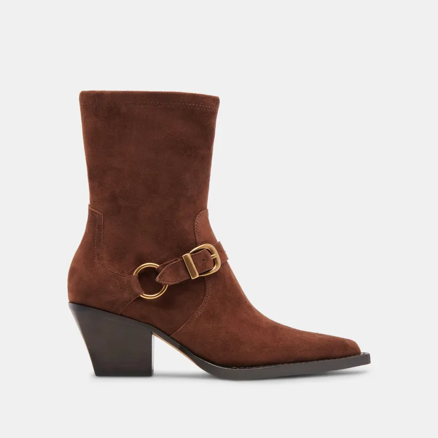 RAVE BOOTS DK BROWN SUEDE^Dolce Vita Outlet