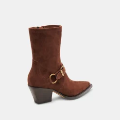 RAVE BOOTS DK BROWN SUEDE^Dolce Vita Outlet