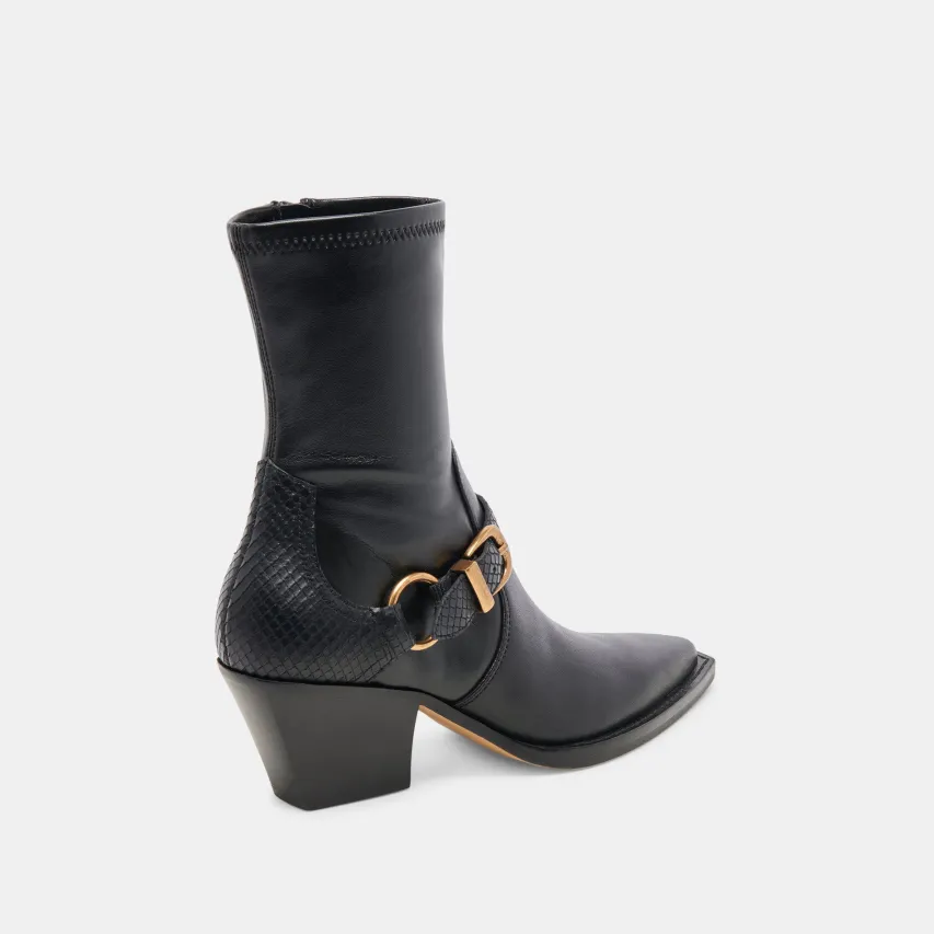 RAVE WIDE CALF BOOTS BLACK LEATHER^Dolce Vita New