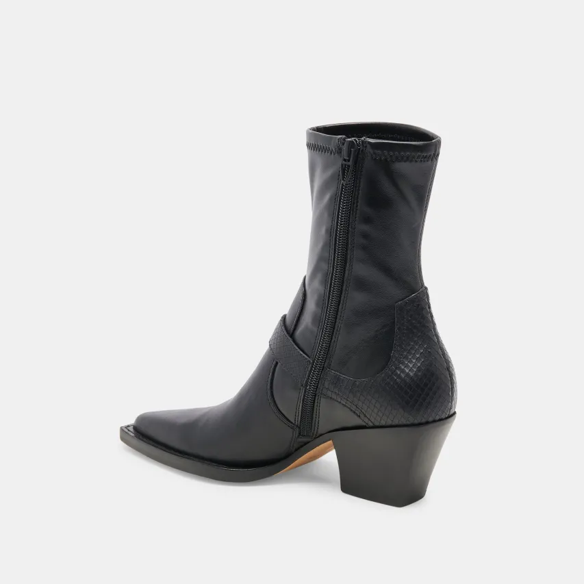 RAVE WIDE CALF BOOTS BLACK LEATHER^Dolce Vita New