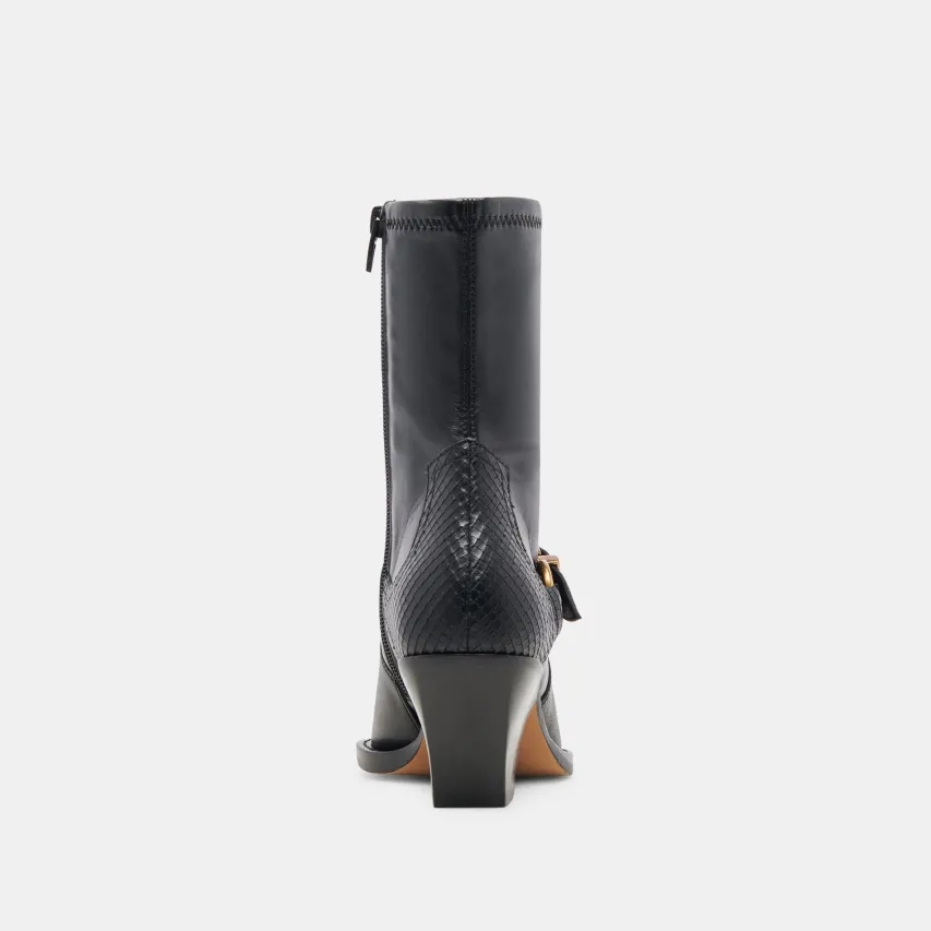 RAVE WIDE CALF BOOTS BLACK LEATHER^Dolce Vita New