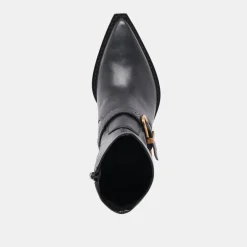 RAVE WIDE CALF BOOTS BLACK LEATHER^Dolce Vita New