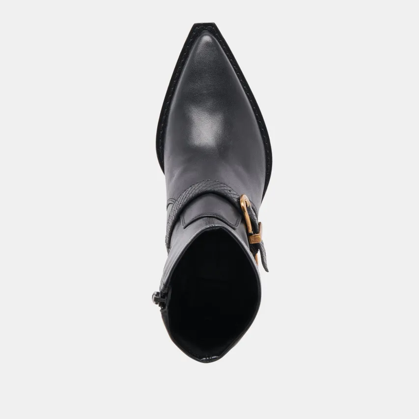 RAVE WIDE CALF BOOTS BLACK LEATHER^Dolce Vita New