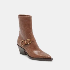 RAVE WIDE CALF BOOTS SADDLE EMBOSSED LEATHER^Dolce Vita Discount