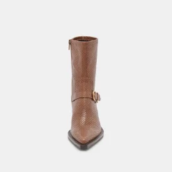 RAVE WIDE CALF BOOTS SADDLE EMBOSSED LEATHER^Dolce Vita Discount