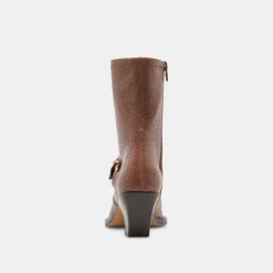 RAVE WIDE CALF BOOTS SADDLE EMBOSSED LEATHER^Dolce Vita Discount