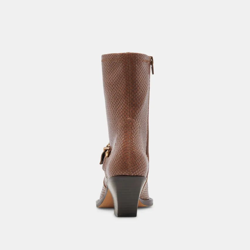 RAVE WIDE CALF BOOTS SADDLE EMBOSSED LEATHER^Dolce Vita Discount