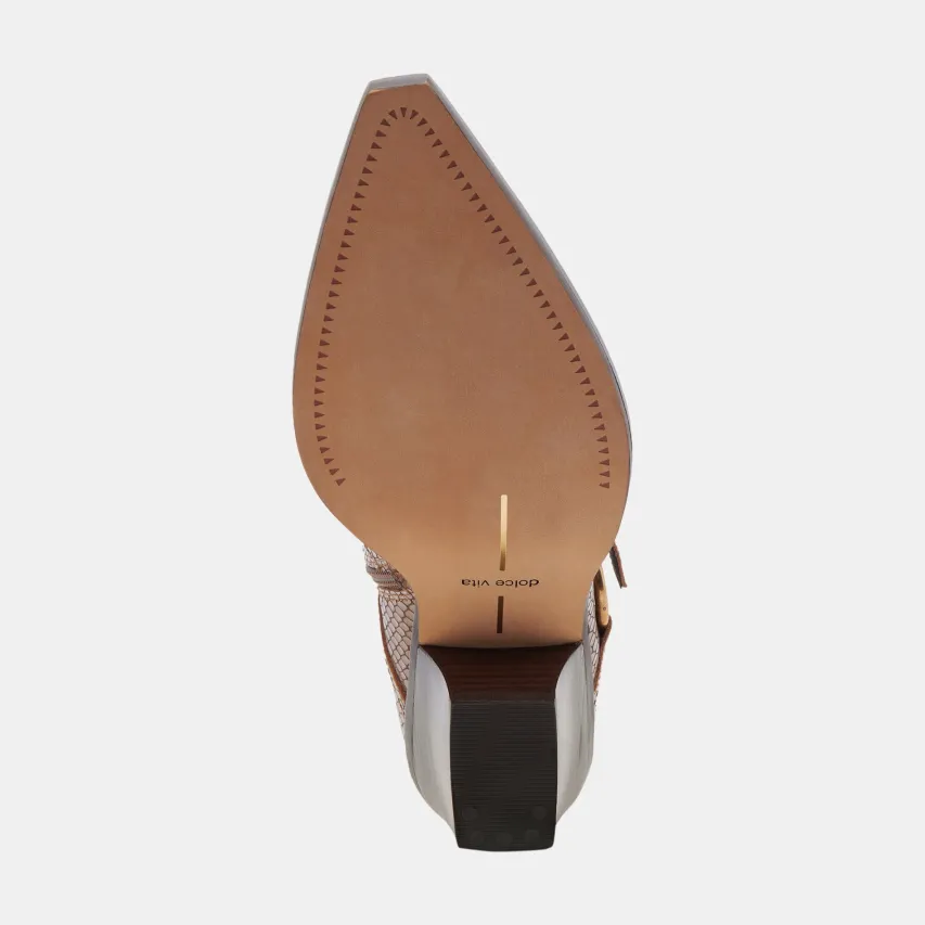 RAVE WIDE CALF BOOTS SADDLE EMBOSSED LEATHER^Dolce Vita Discount