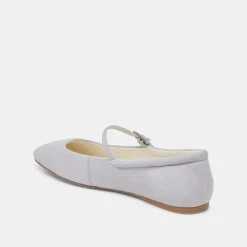 REYES BALLET FLATS DUSTY BLUE SUEDE^Dolce Vita Fashion