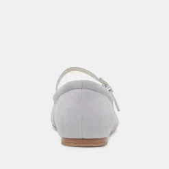 REYES BALLET FLATS DUSTY BLUE SUEDE^Dolce Vita Fashion