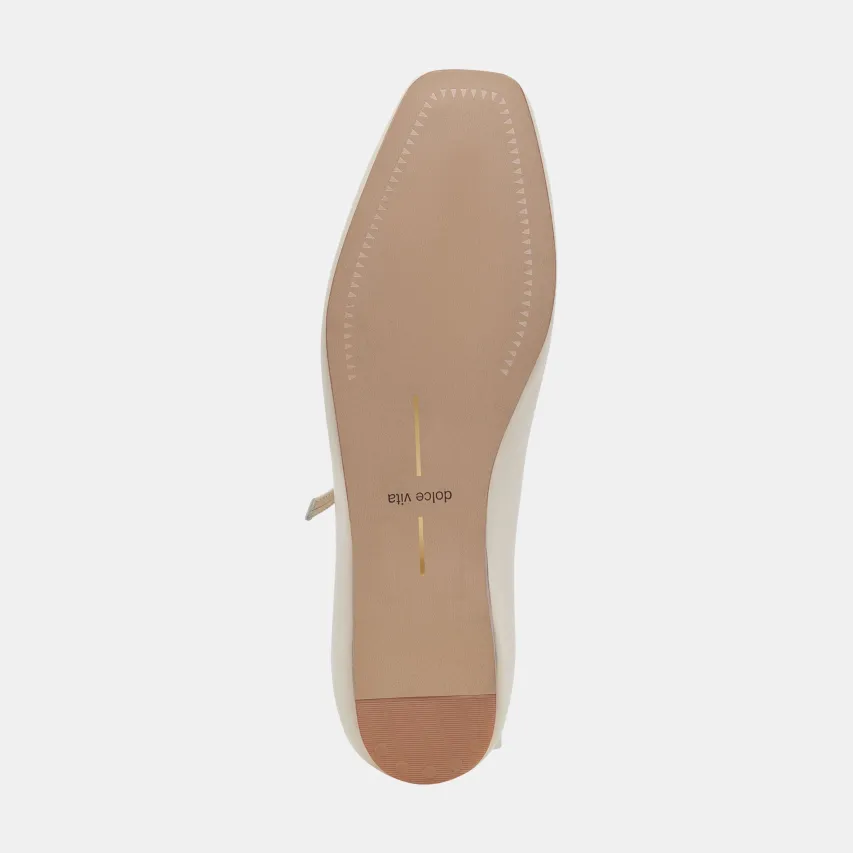 REYES BALLET FLATS IVORY LEATHER^Dolce Vita Hot