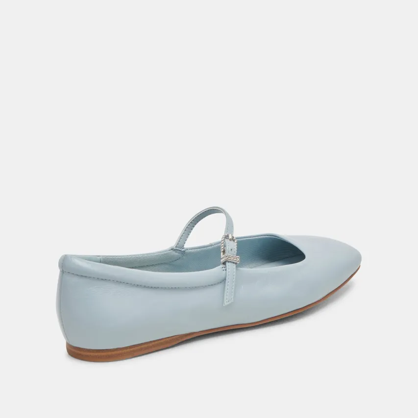 REYES BALLET FLATS SKY BLUE CRINKLE PATENT^Dolce Vita Online