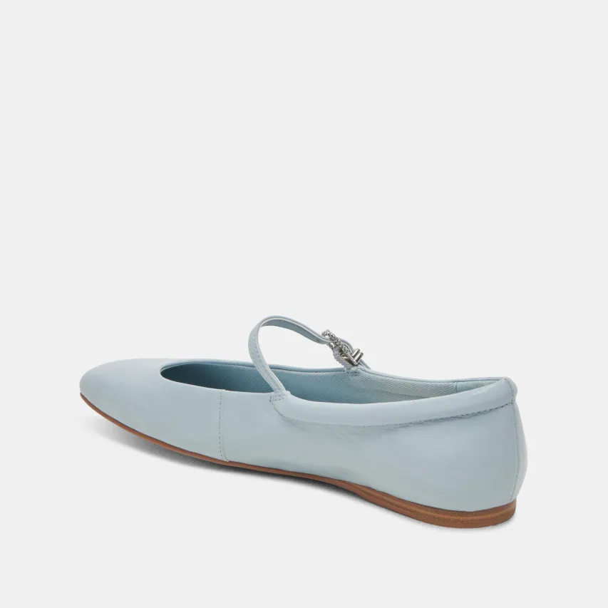 REYES BALLET FLATS SKY BLUE CRINKLE PATENT^Dolce Vita Online