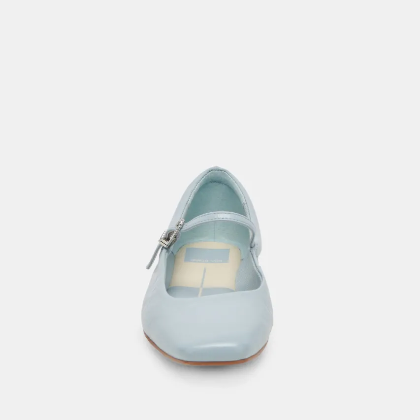 REYES BALLET FLATS SKY BLUE CRINKLE PATENT^Dolce Vita Online