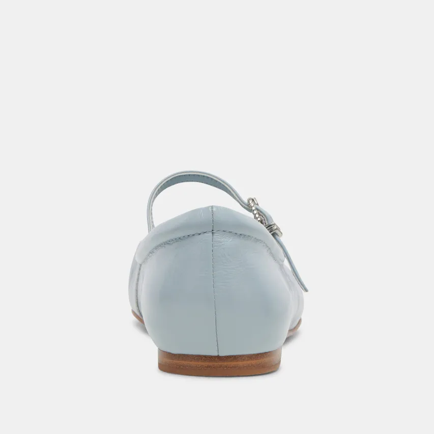REYES BALLET FLATS SKY BLUE CRINKLE PATENT^Dolce Vita Online