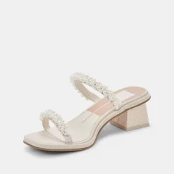 RIVER PEARL HEELS VANILLA PEARLS^Dolce Vita Best