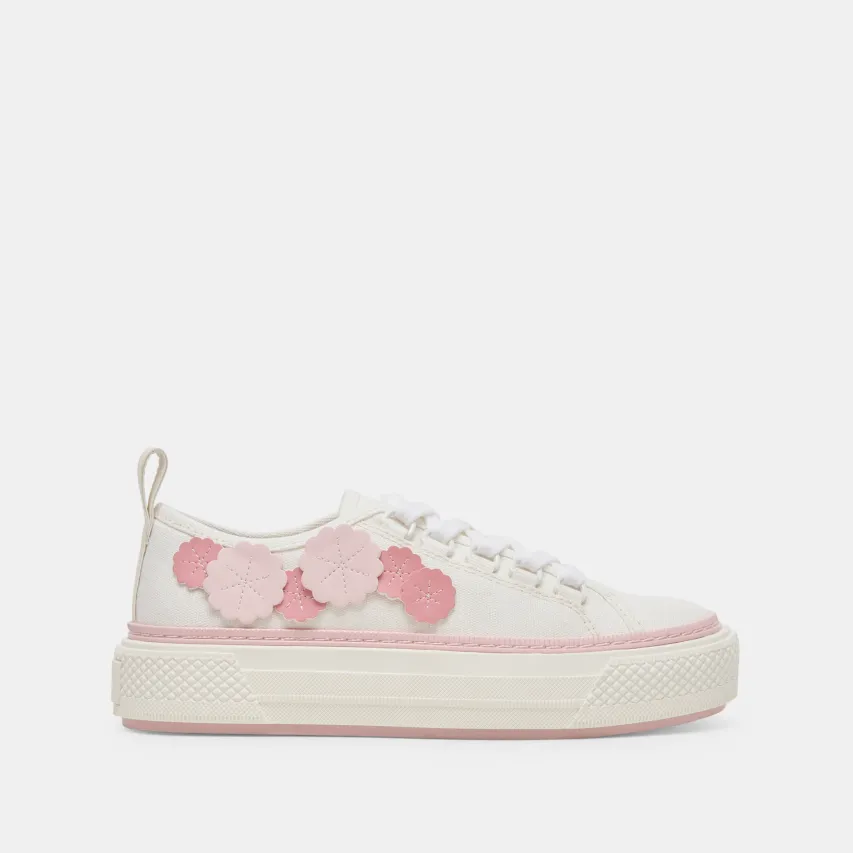 ROBBIN SNEAKERS PINK MULTI CANVAS^Dolce Vita New