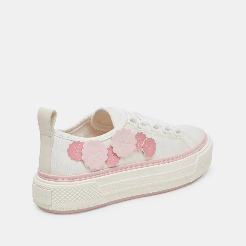ROBBIN SNEAKERS PINK MULTI CANVAS^Dolce Vita New
