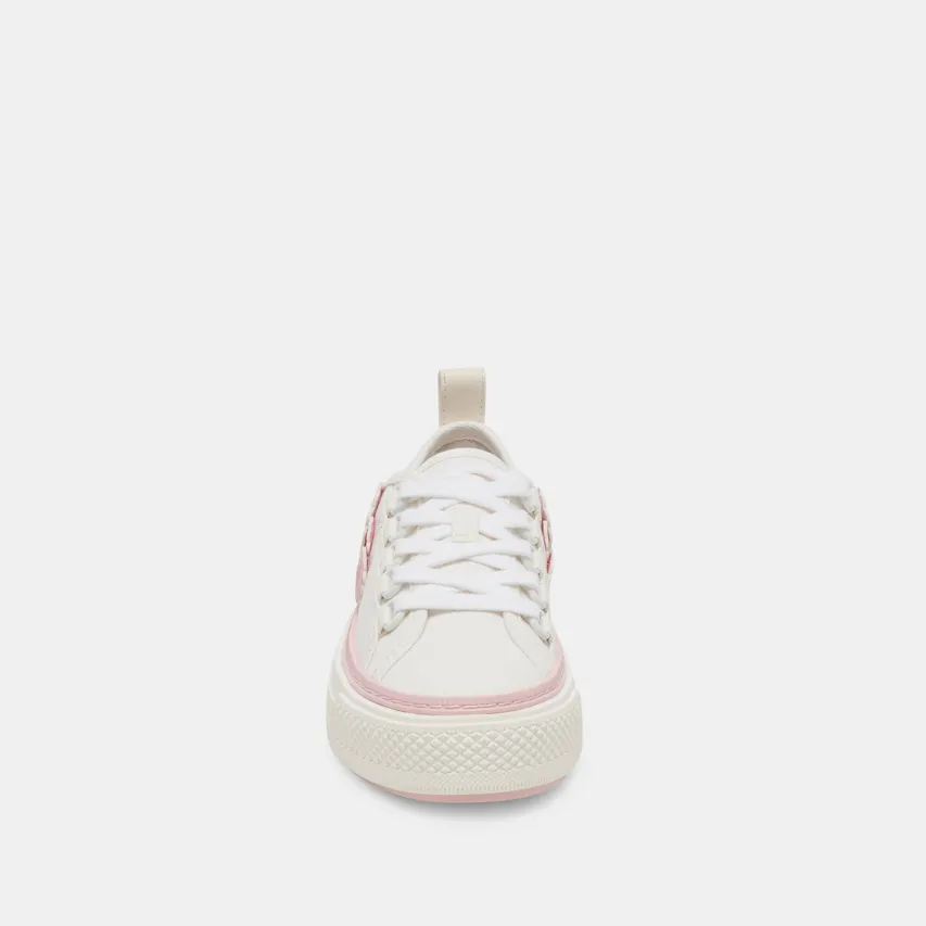 ROBBIN SNEAKERS PINK MULTI CANVAS^Dolce Vita New