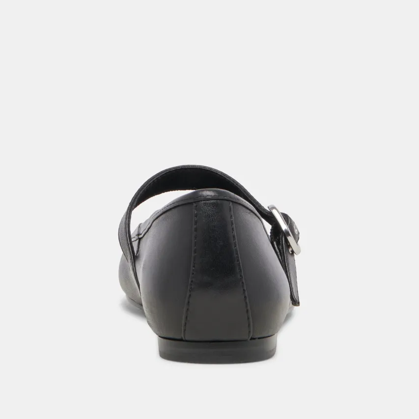 RODNI BALLET FLATS BLACK LEATHER^Dolce Vita Online