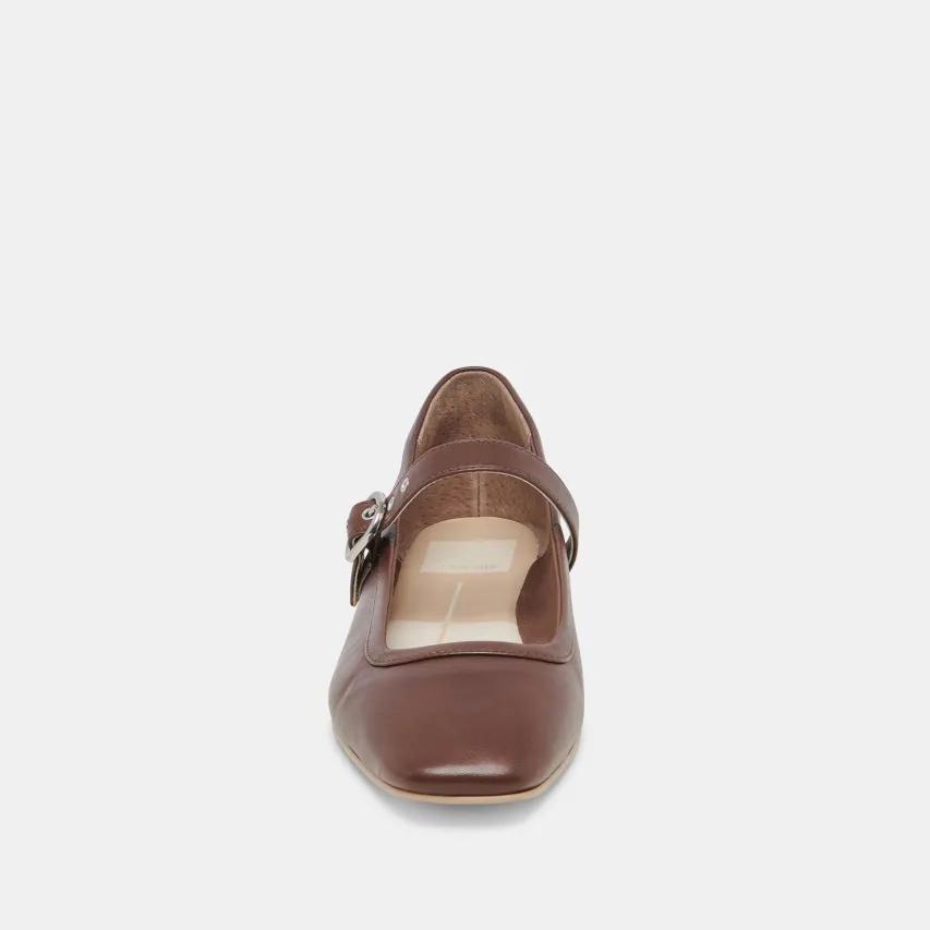 RODNI BALLET FLATS DK BROWN LEATHER^Dolce Vita Discount