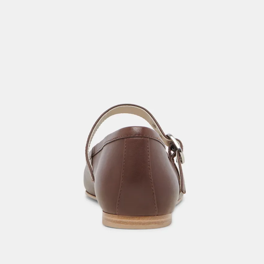 RODNI BALLET FLATS DK BROWN LEATHER^Dolce Vita Discount