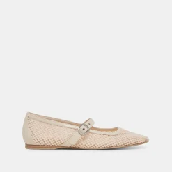 RODNI MESH BALLET FLATS CREME WOVEN MESH^Dolce Vita Sale