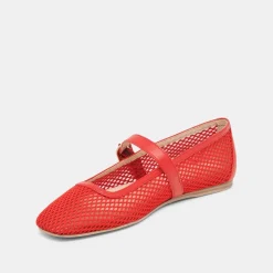 RODNI MESH BALLET FLATS CHILI WOVEN MESH^Dolce Vita Best