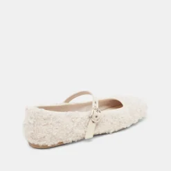 RODNI PLUSH BALLET FLATS CREME PLUSH^Dolce Vita New